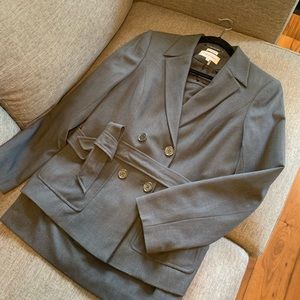 two piece calvin klein skirt suit